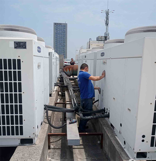 驻马店中央空调制热和不制冷系统维修方法